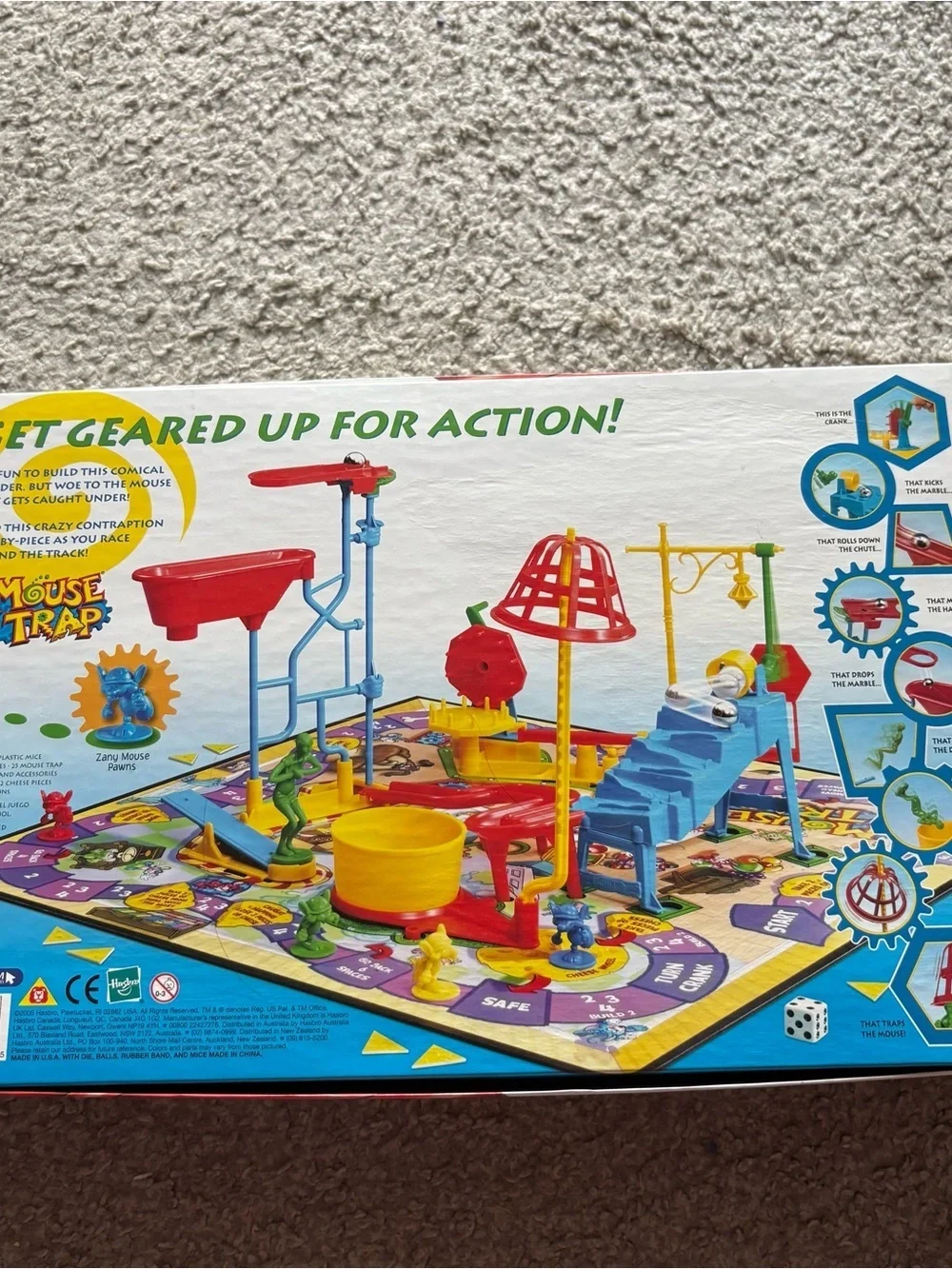 Vintage Mouse Trap Board Game Kids Toy Milton Bradley